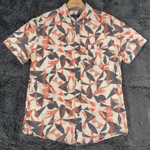 Roark Hawaiian Shirt Men's Medium Floral Short Sleeve Multicolor Tropical
